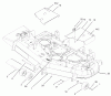 Zerto-Turn Mäher 74178 (Z150) - Toro Z Master Mower, 52" SFS Side Discharge Deck (SN: 230007001 - 230999999) (2003) Pièces détachées DECK AND WHEEL GAGE ASSEMBLY