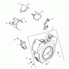 Zerto-Turn Mäher 74187 (Z350) - Toro Z Master 48" Mower and Bag (SN: 200000501 - 200999999) (2000) Pièces détachées BLOWER HOUSING & BAFFLES (KOHLER CH20S PS64644)