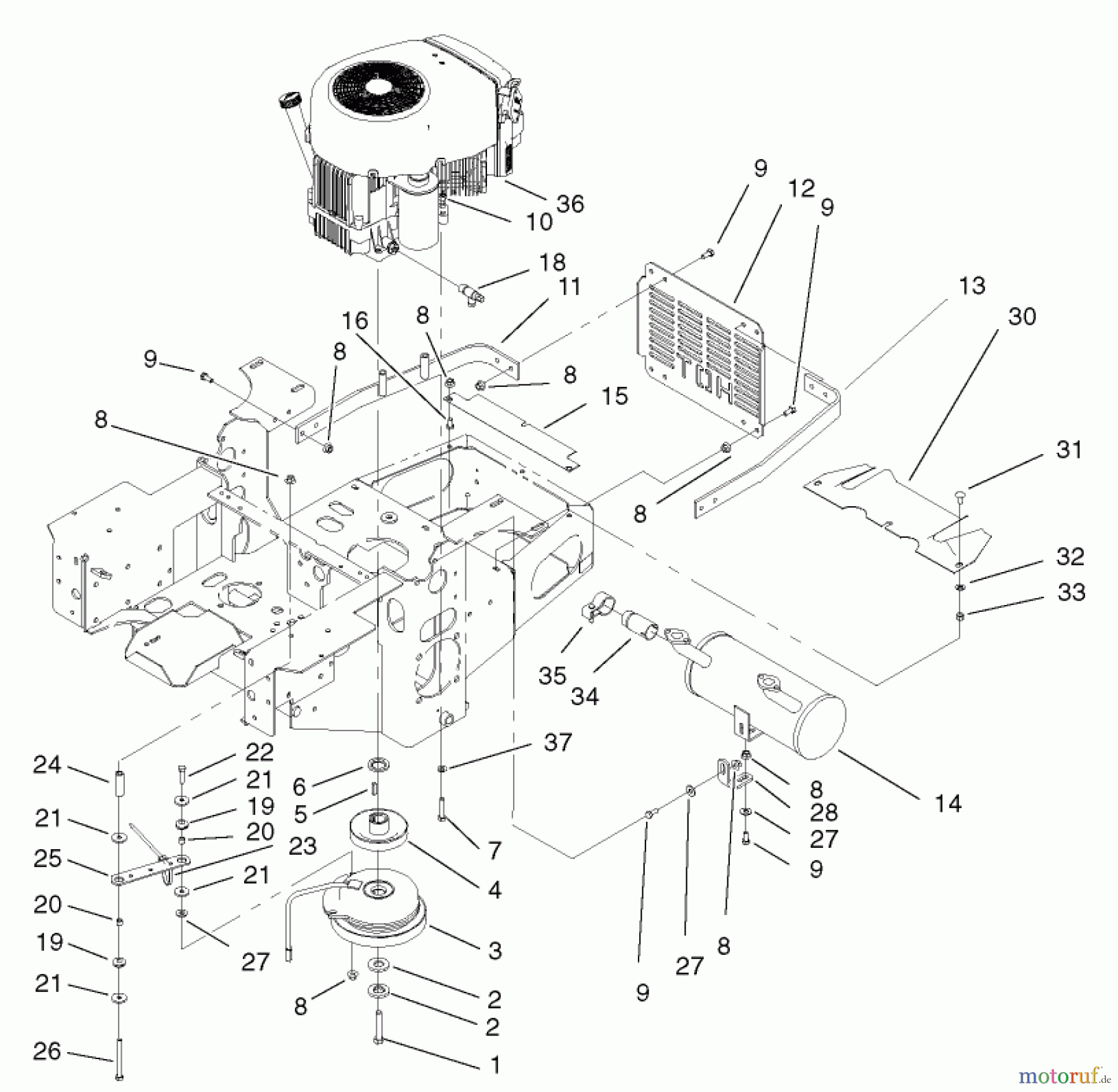  Zerto-Turn Mäher 74197 (Z153) - Toro Z Master Mower, 52