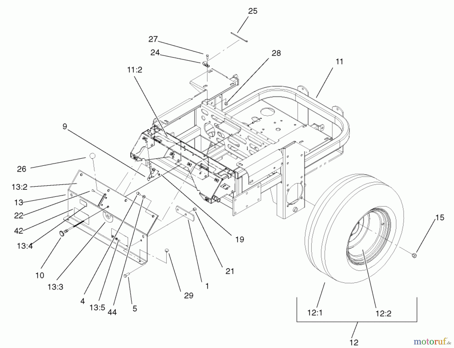  Zerto-Turn Mäher 74230 (Z257) - Toro Z Master Mower, 52