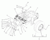 Zerto-Turn Mäher 74231 (Z257) - Toro Z Master Mower, 62" SFS Side Discharge Deck (SN: 230006001 - 230999999) (2003) Pièces détachées REAR FRAME AND WHEEL ASSEMBLY