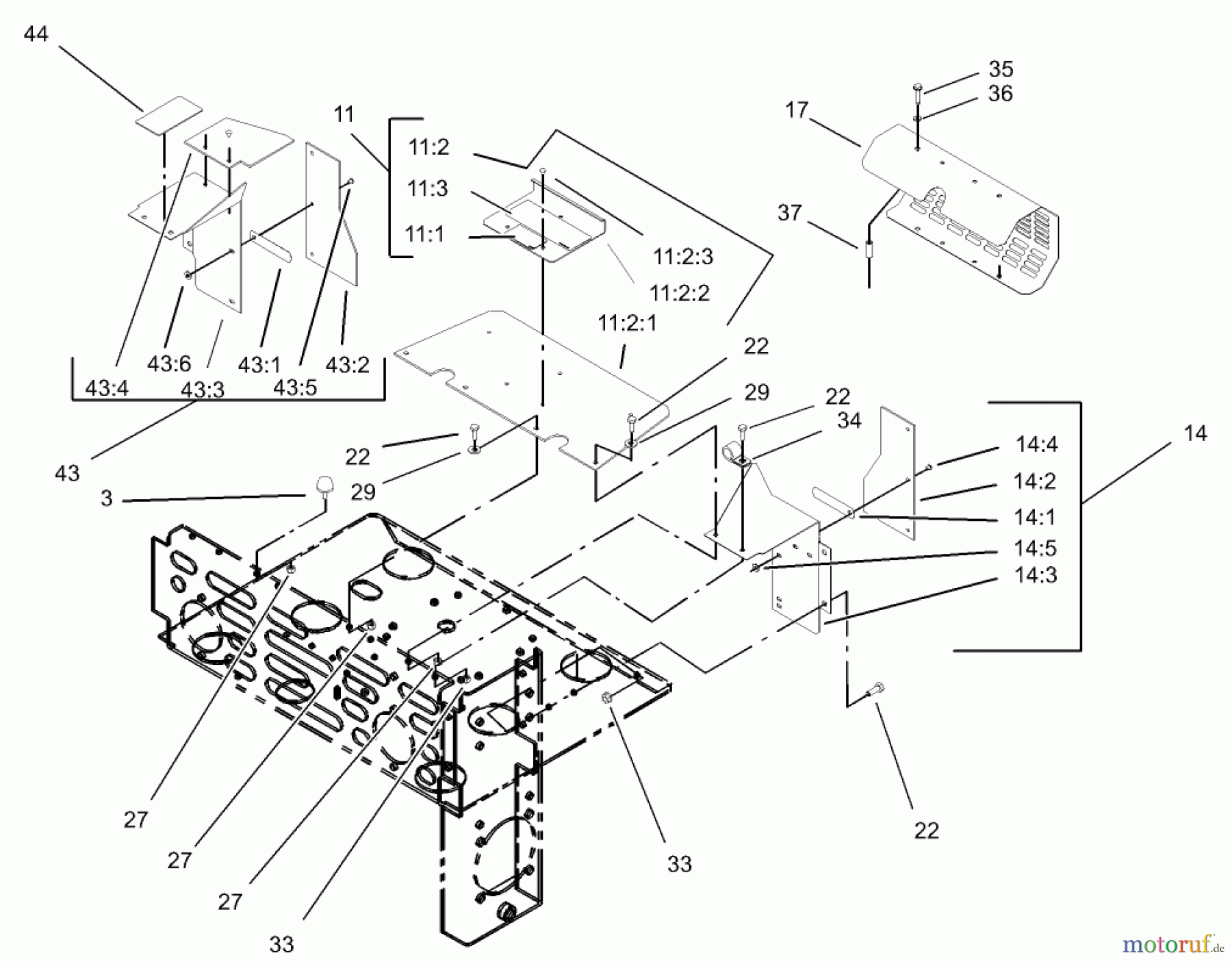  Zerto-Turn Mäher 74231 (Z257) - Toro Z Master Mower, 62