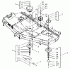 Zerto-Turn Mäher 74232 (Z257) - Toro Z Master Mower, 72" SFS Side Discharge Deck (SN: 230006001 - 230999999) (2003) Pièces détachées SPINDLE AND PULLEY ASSEMBLY