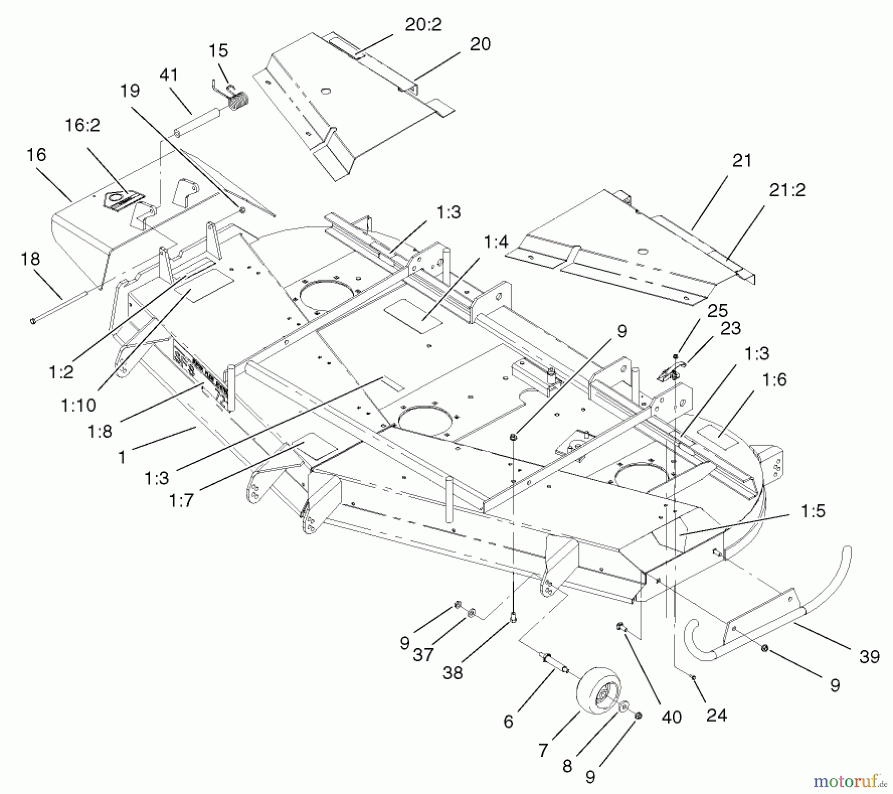  Zerto-Turn Mäher 74235 (Z255) - Toro Z Master Mower, 72