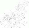 Zerto-Turn Mäher 74246TE (Z557) - Toro Z Master Mower, 152cm TURBO FORCE Side Discharge Deck (SN: 260000001 - 260999999) (2006) Pièces détachées DECK CONNECTION ASSEMBLY