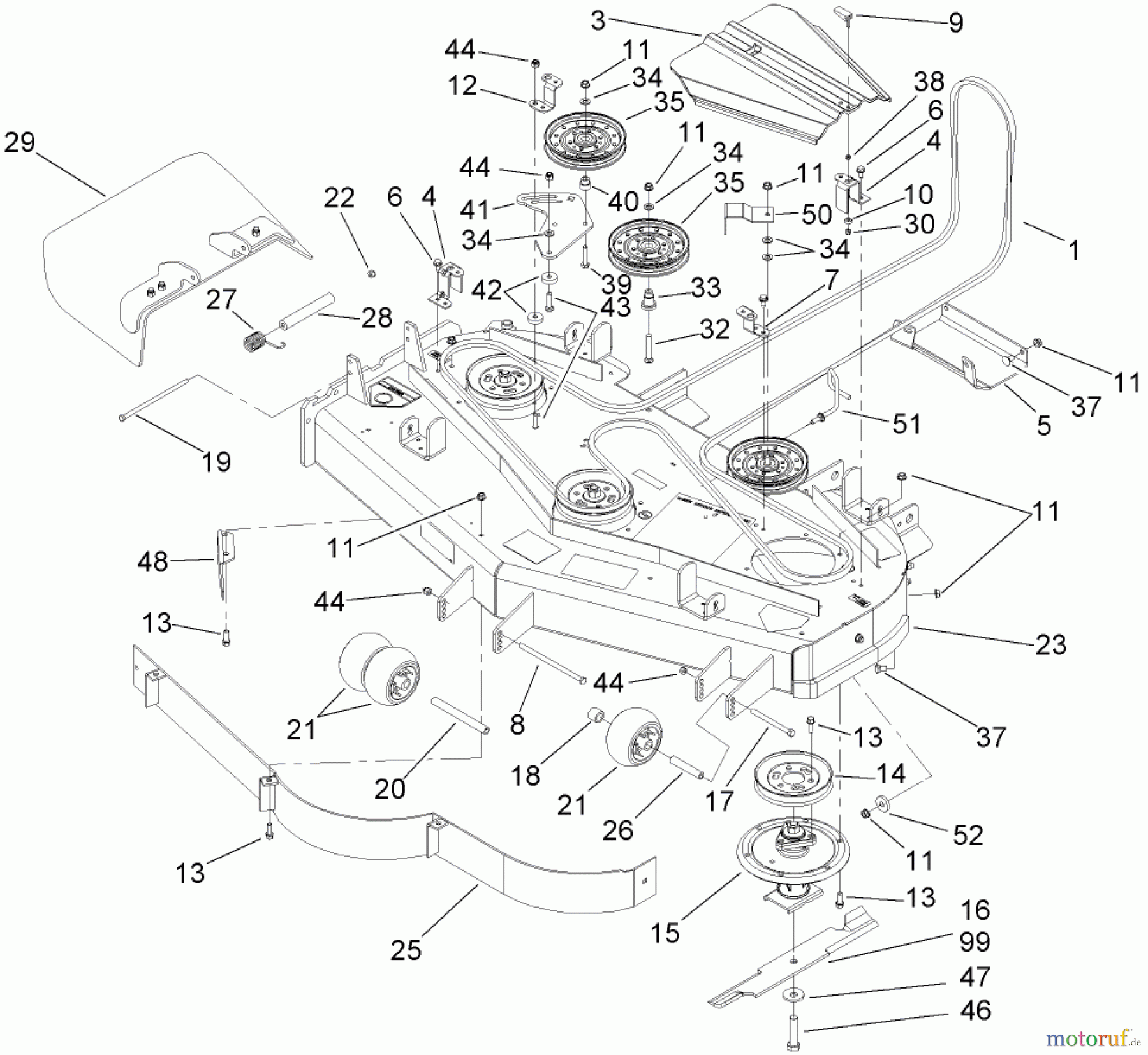  Zerto-Turn Mäher 74248 (Z500) - Toro Z Master Mower, 52