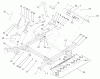 Zerto-Turn Mäher 74250 (Z587L) - Toro Z Master Mower, 60" TURBO FORCE Side Discharge Deck (SN: 240000001 - 240999999) (2004) Pièces détachées FRONT FRAME ASSEMBLY