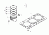 Zerto-Turn Mäher 74264TE (Z580-D) - Toro Z Master Mower, 132cm TURBO FORCE Side Discharge Deck (SN: 280000001 - 280999999) (2008) Pièces détachées PISTON KIT