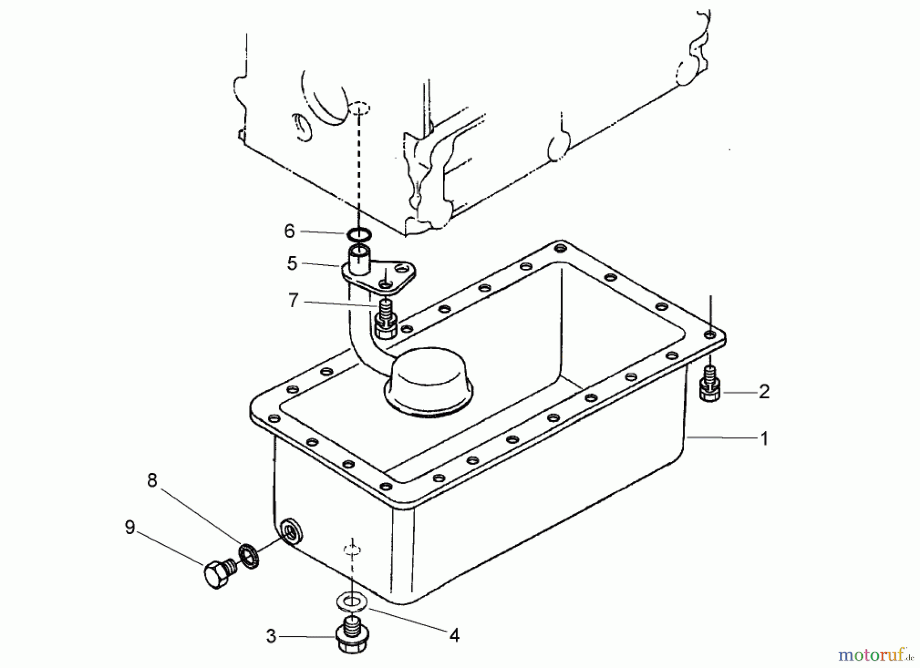  Zerto-Turn Mäher 74264TE (Z593-D) - Toro Z Master Mower, 132cm TURBO FORCE Side Discharge Deck (SN: 270000001 - 270999999) (2007) OIL PAN ASSEMBLY