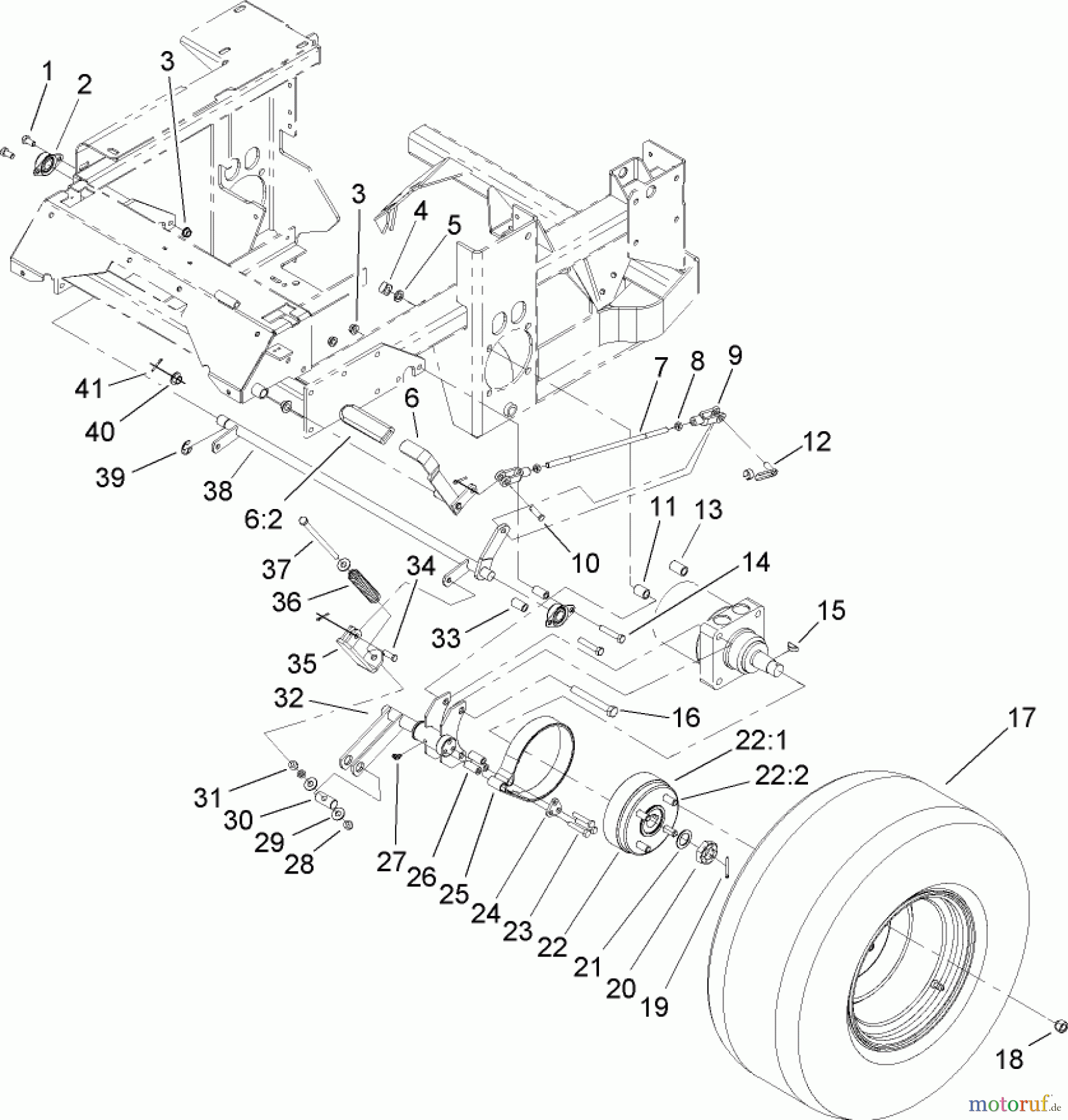  Zerto-Turn Mäher 74268 (Z597-D) - Toro Z Master Mower, 60