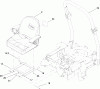 Zerto-Turn Mäher 74273 (Z550) - Toro Z Master Mower, 72" TURBO FORCE Side Discharge Deck (SN: 280000001 - 280999999) (2008) Pièces détachées ROLL-OVER PROTECTION SYSTEM ASSEMBLY