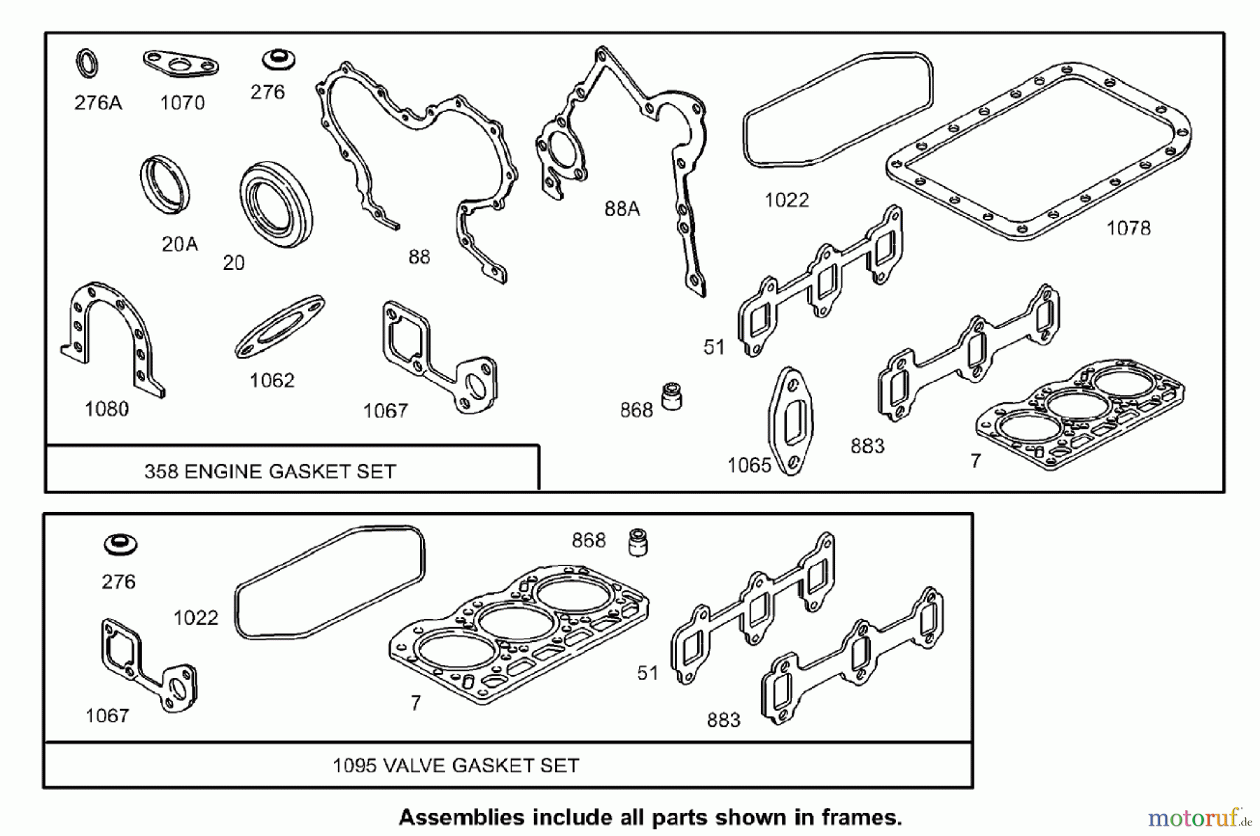  Zerto-Turn Mäher 74281TE (Z597-D) - Toro Z Master Mower, 72 Rear Discharge Deck (SN: 260000001 - 260999999) (2006) GASKET ASSEMBLY