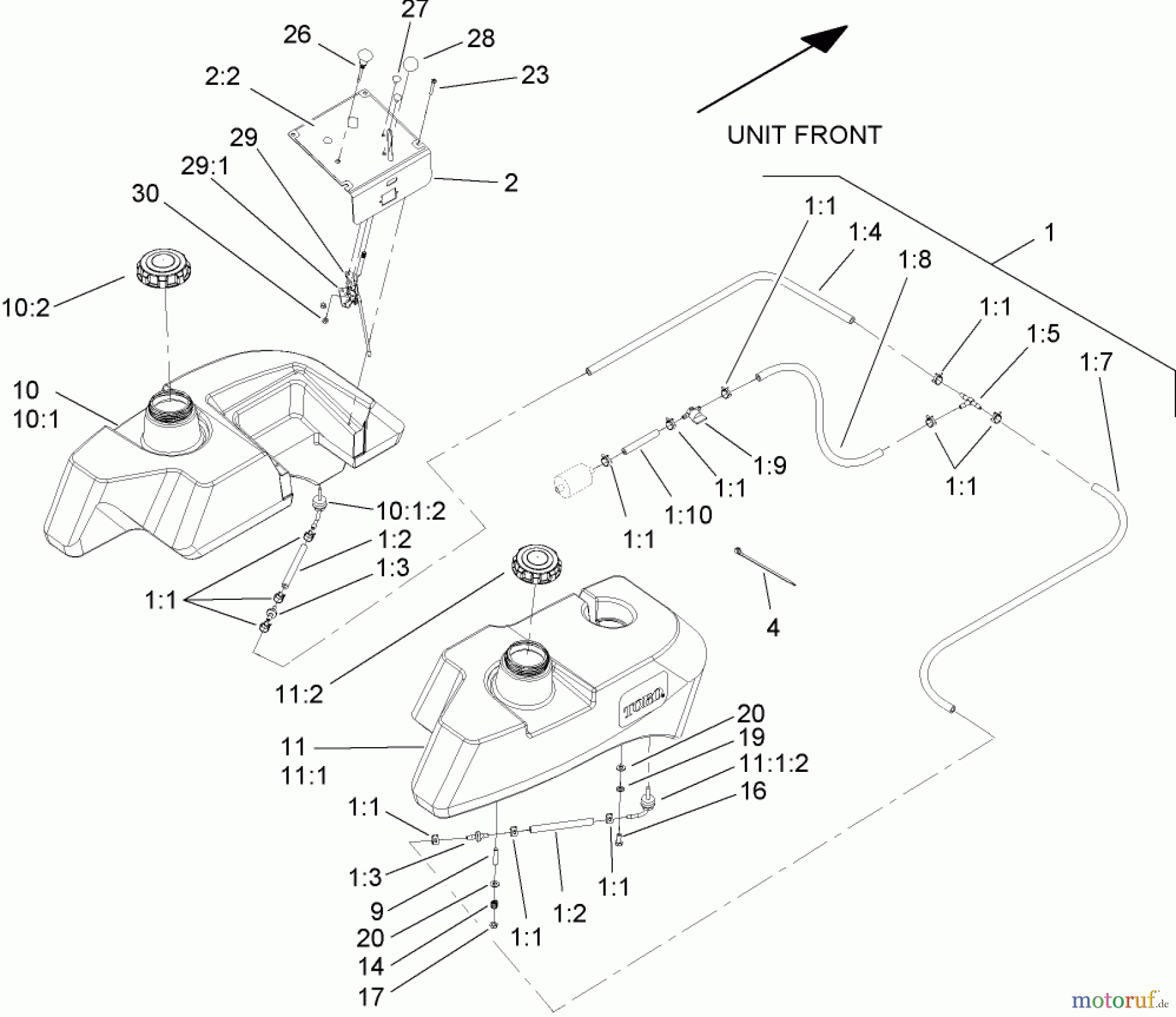  Zerto-Turn Mäher 74282 (Z550) - Toro Z Master Mower, 52