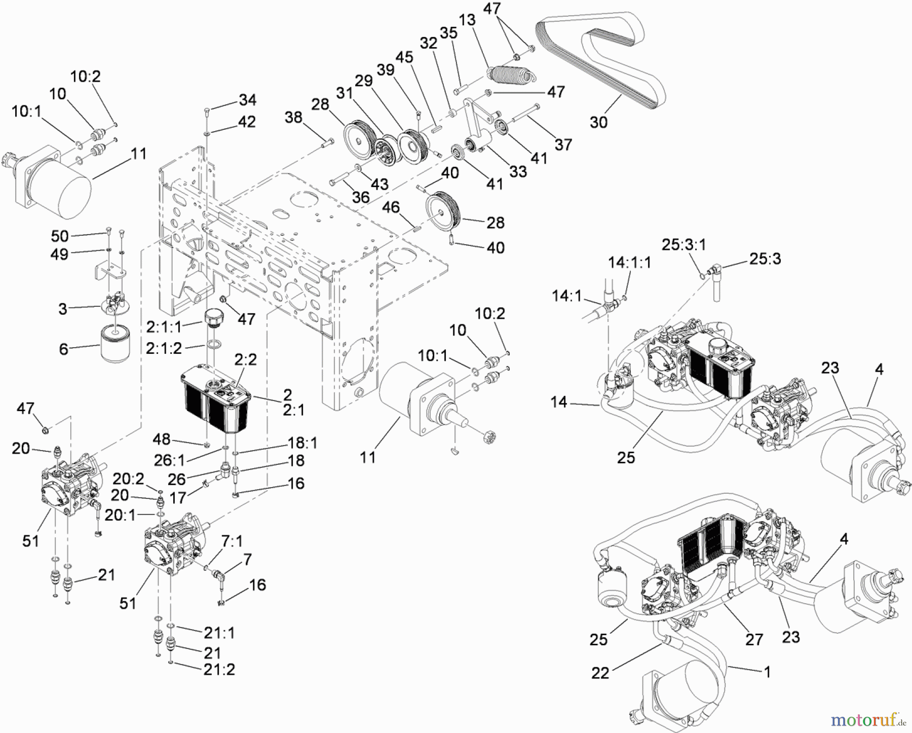  Zerto-Turn Mäher 74295 (Z500) - Toro Z Master Mower, 52