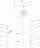 Zerto-Turn Mäher 74408 (Z300) - Toro Z Master Mower, 34" 7-Gauge Side Discharge Deck (SN: 290000001 - 290999999) (2009) Pièces détachées IDLER ASSEMBLY NO. 112-3787
