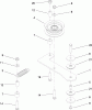 Zerto-Turn Mäher 74409CP (Z300) - Toro Z Master Mower, 40" 7-Gauge Side Discharge Deck (SN: 290000001 - 290999999) (2009) Pièces détachées IDLER ASSEMBLY NO. 112-3787