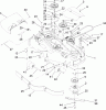 Zerto-Turn Mäher 74412 (Z400) - Toro Z Master Mower, 48" 7-Gauge Side Discharge Deck (SN: 260002001 - 260999999) (2006) Pièces détachées DECK ASSEMBLY NO. 107-1667