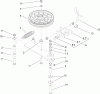 Zerto-Turn Mäher 74416 (Z453) - Toro Z Master Mower, 52" TURBO FORCE Side Discharge Deck (SN: 260000301 - 260999999) (2006) Pièces détachées IDLER ASSEMBLY