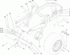 Zerto-Turn Mäher 74805 (Z355) - Toro Z Master 48" Mower and Bag (SN: 240000001 - 240999999) (2004) Pièces détachées TRACTION FRAME ASSEMBLY