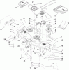 Zerto-Turn Mäher 74915 - Toro Z Master G3 Riding Mower, 60" TURBO FORCE Side Discharge Deck (SN: 310000001 - 310999999) (2010) Pièces détachées DECK ASSEMBLY