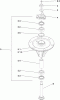 Zerto-Turn Mäher 74915 - Toro Z Master G3 Riding Mower, 60" TURBO FORCE Side Discharge Deck (SN: 310000001 - 310999999) (2010) Pièces détachées SPINDLE ASSEMBLY NO. 117-6158